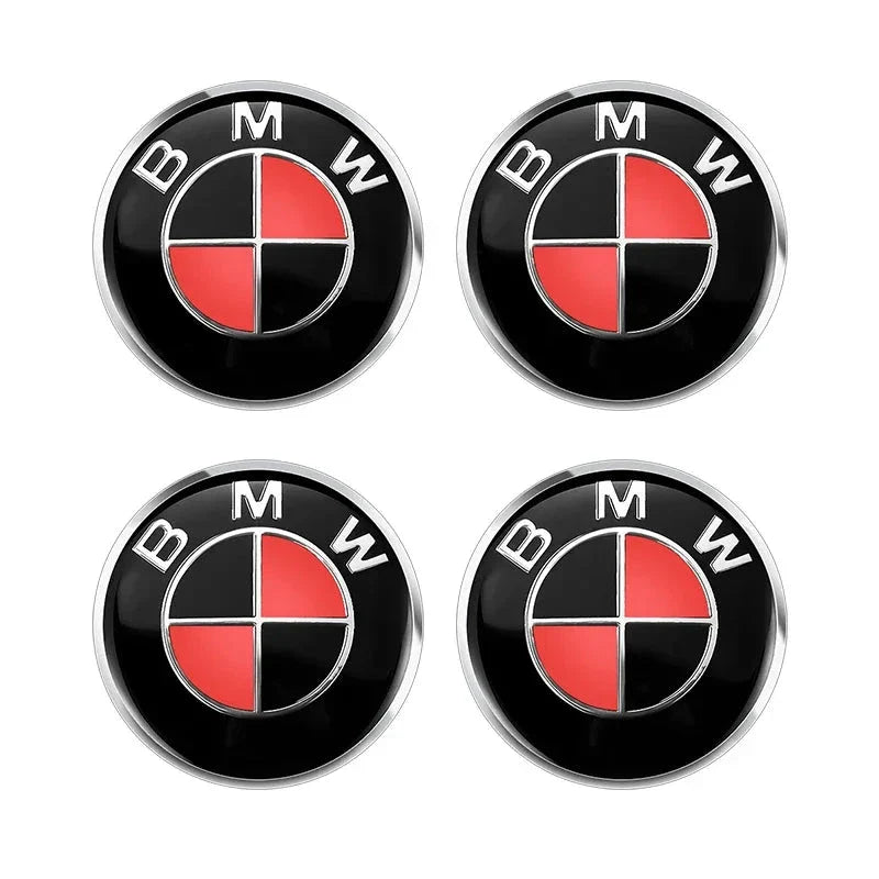 Logos centre de roues BMW - Lot de 4