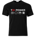T-shirt noir logo Volkswagen TDI Power - Collection diesel