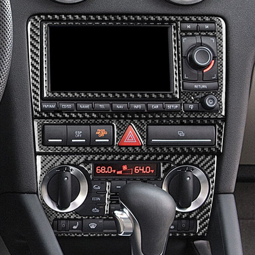 Autocollant 3D Carbone pour Console Centrale Audi A3 S3 RS3 8P