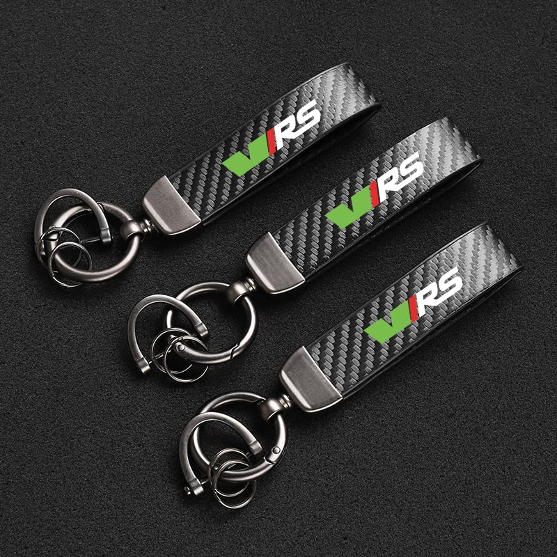 Porte-clés logo Skoda RS - Pour Octavia et Fabia