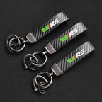Porte-clés logo Skoda RS - Pour Octavia et Fabia