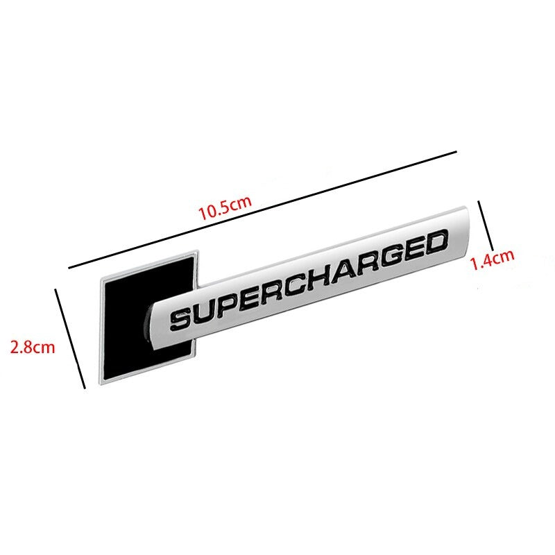 Logo Supercharged pour Audi V6T