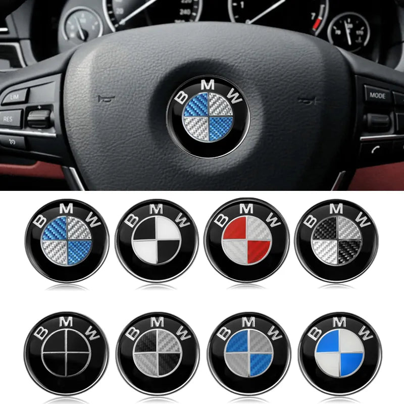 Logo autocollant pour centre de volant BMW