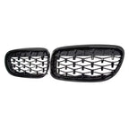 Calandres de Radiateur Noires pour BMW Série 3 E90 E91 Berline / Touring