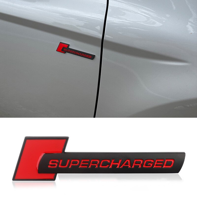 Logo Supercharged pour Audi V6T