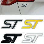 Logo ST rouge pour calandre et coffre Ford