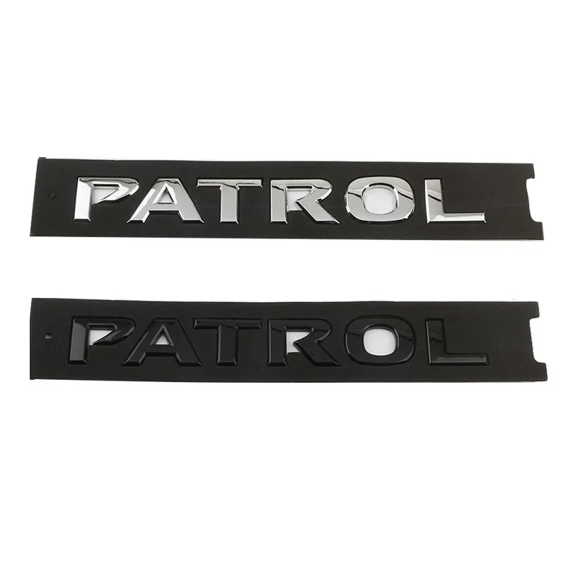 Logo monogramme PATROL noir pour Nissan