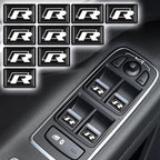 Lot de 10 autocollants logos GTI / R pour Volkswagen