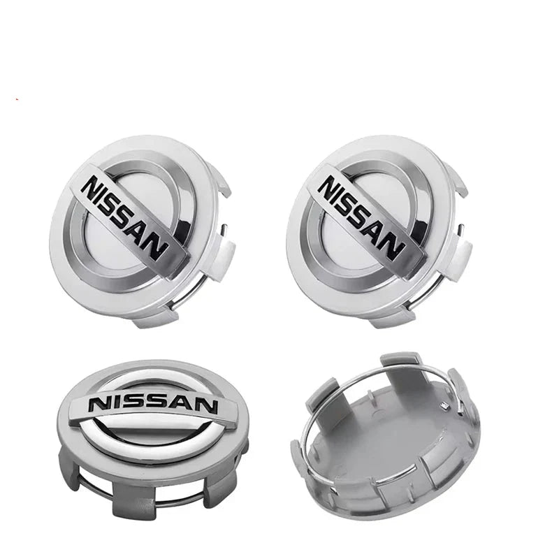 Logos Centraux de Roue pour Jantes Alliage Nissan - Remplacement OEM