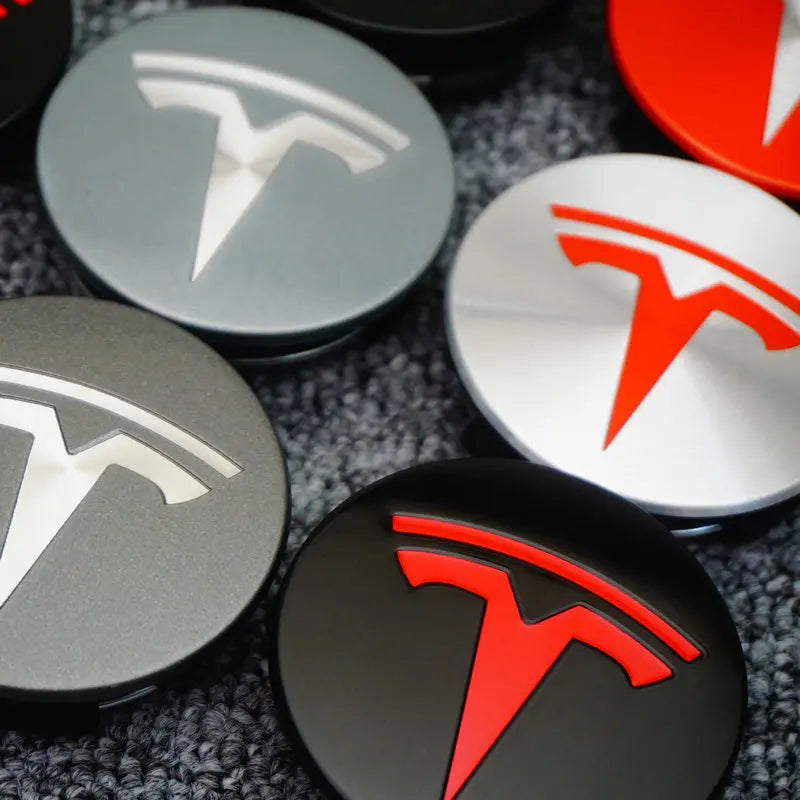 Cache-Moyeux de Jantes Tesla Model 3 / Model Y / Model S / Model X