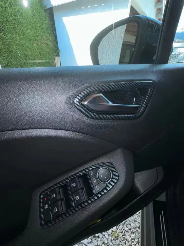 Kit d'inserts habitacle finition carbone pour Renault Clio V