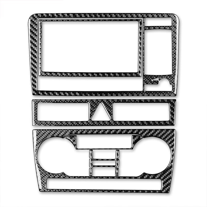 Autocollant 3D Carbone pour Console Centrale Audi A3 S3 RS3 8P