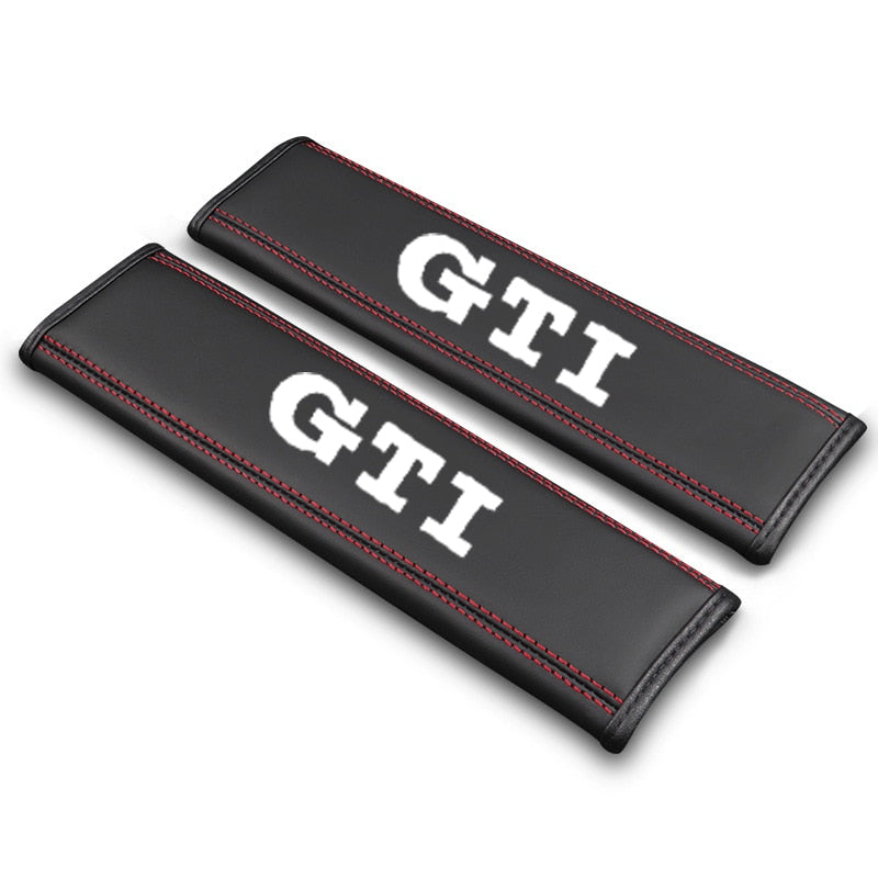 Paire de protège-ceintures de sécurité logo Volkswagen GTI