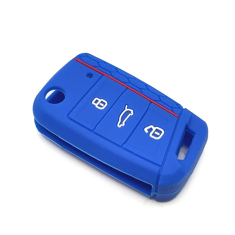 Housse de Protection en Silicone pour Clé Volkswagen Golf VII MK7