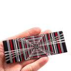 Logo badge Tesla PLAID - Emblème performance pour Model S et X