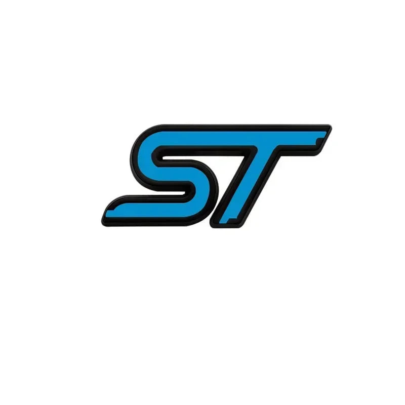 Logo ST rouge pour calandre et coffre Ford