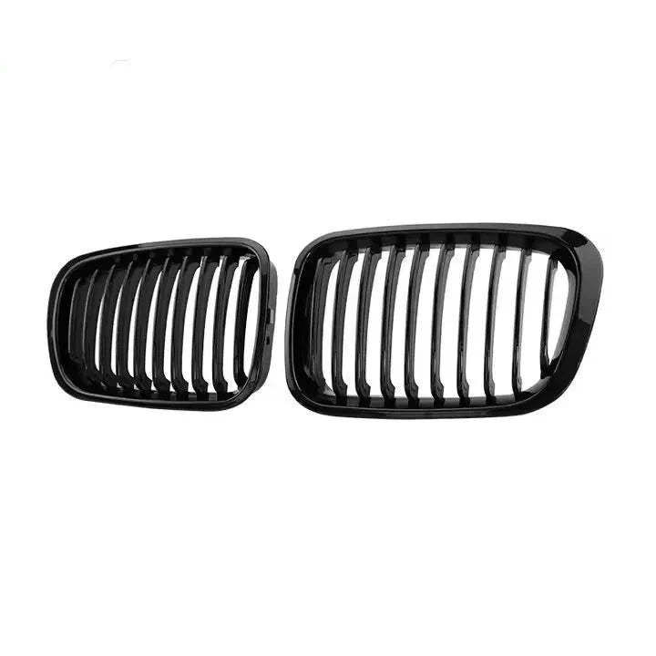 Grilles de Calandre Double Pont Noir pour BMW Série 3 E46 (Phase 1 & 2)