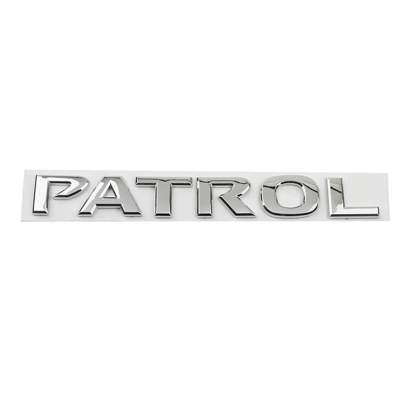 Logo monogramme PATROL noir pour Nissan