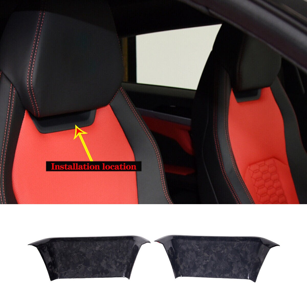 Pack d'Inserts Intérieurs en Carbone Forgé pour Lamborghini Urus