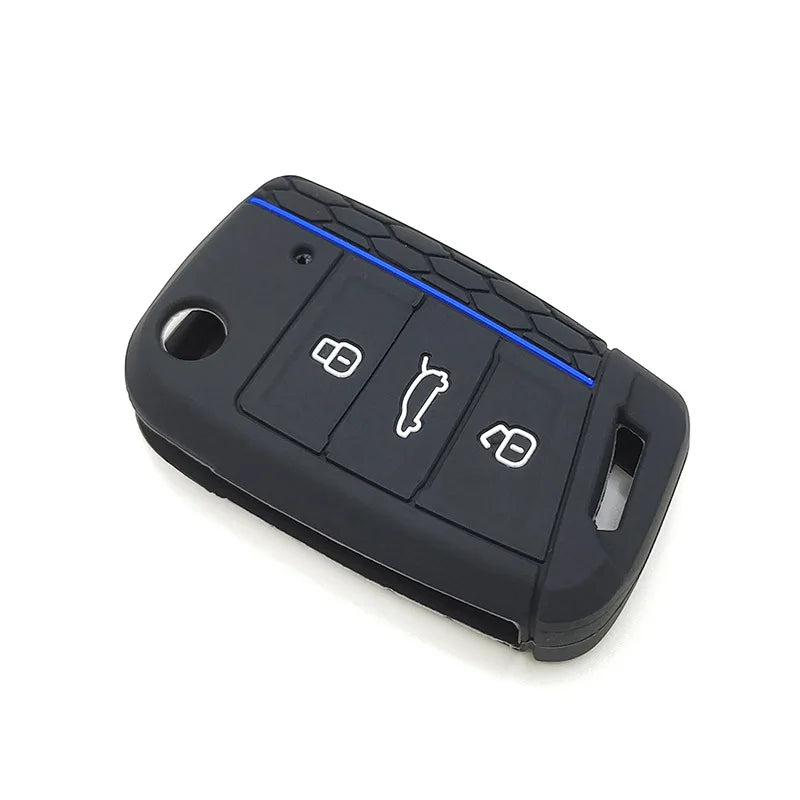 Housse de Protection en Silicone pour Clé Volkswagen Golf VII MK7