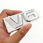Logo badge V6 / V8 pour Ford Mustang - Monogramme d'aile