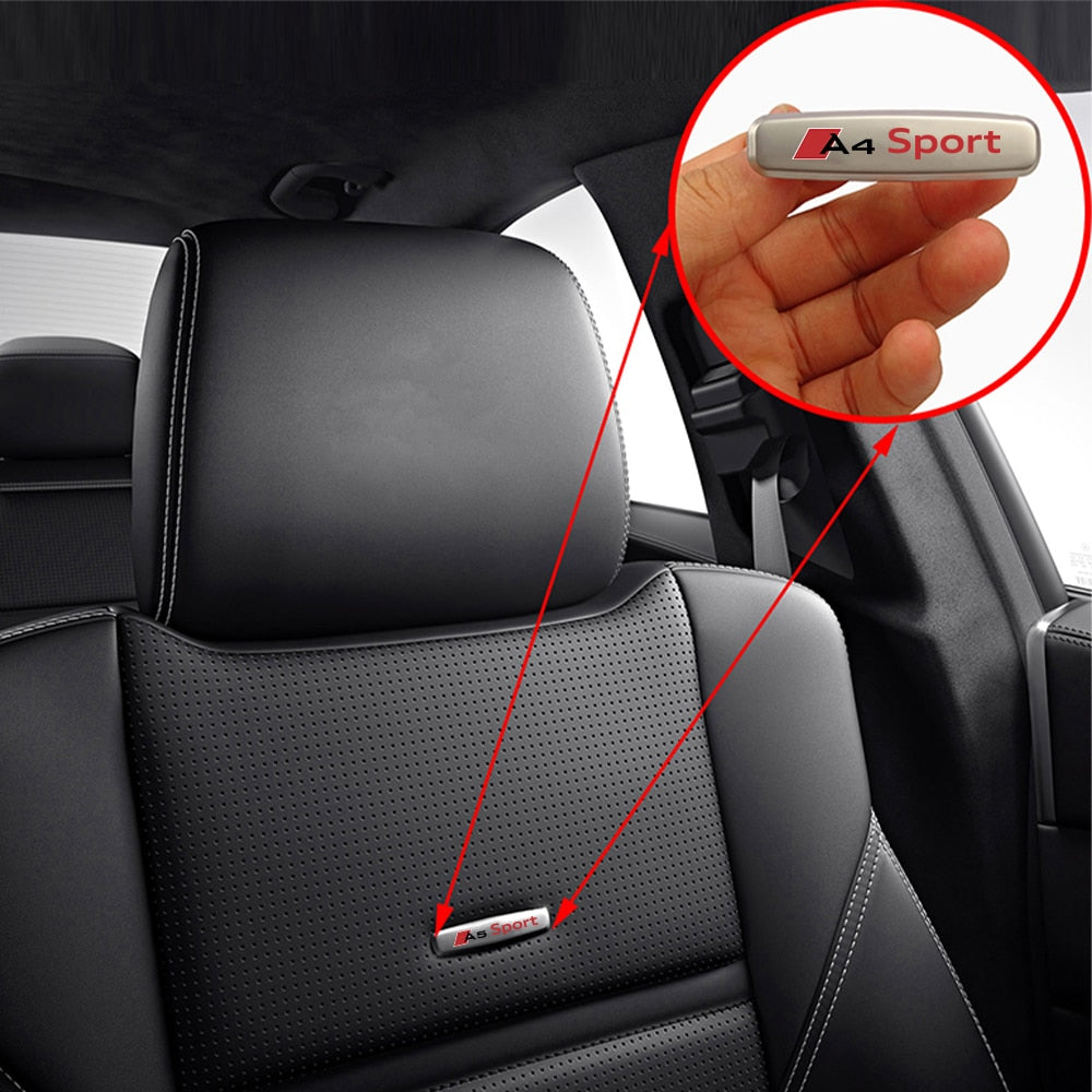Stickers décoratifs pour sièges ou habitacle Audi S-Line