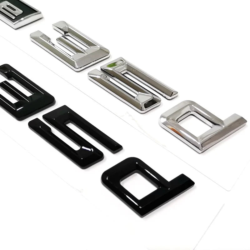 Logo monogramme xDrive noir pour BMW Séries X1 X3 X4 X5 X6 X7