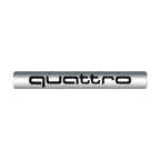 Logo emblème Quattro adhésif pour carrosserie Audi
