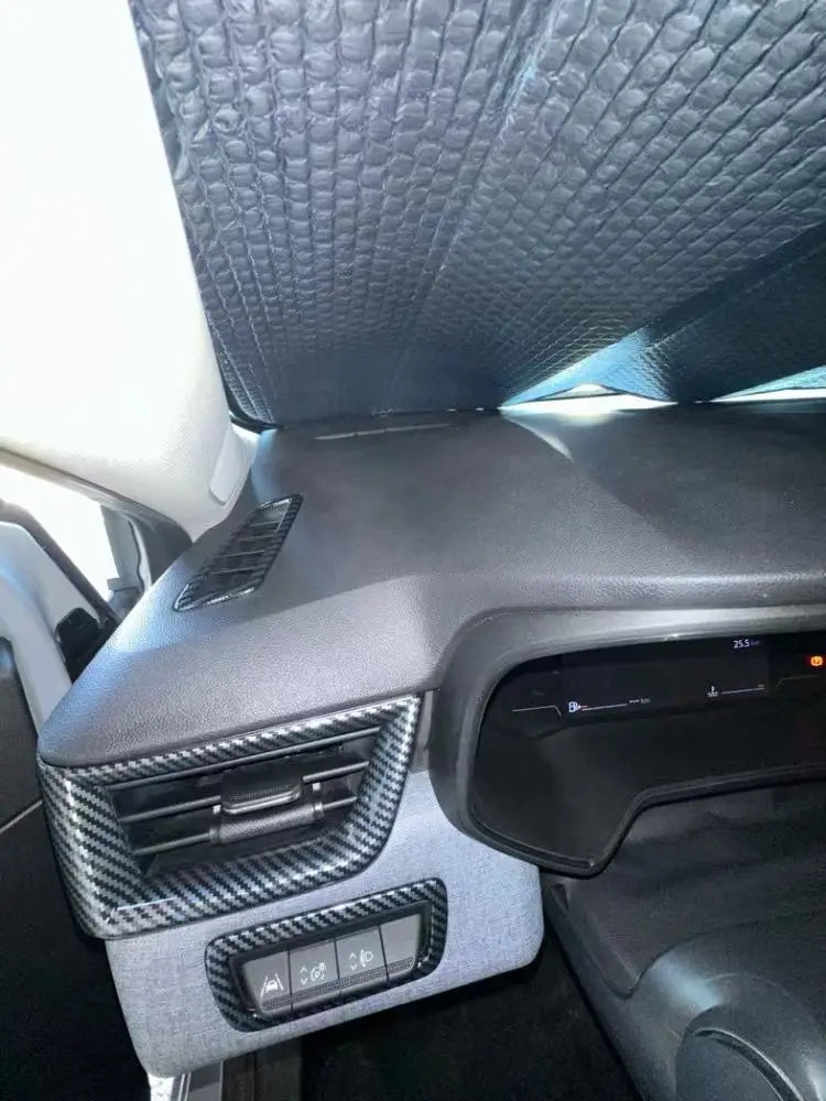 Kit d'inserts habitacle finition carbone pour Renault Clio V