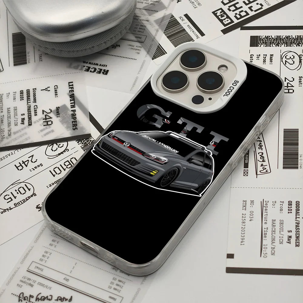 Étui de Protection iPhone Volkswagen Golf GTI Design