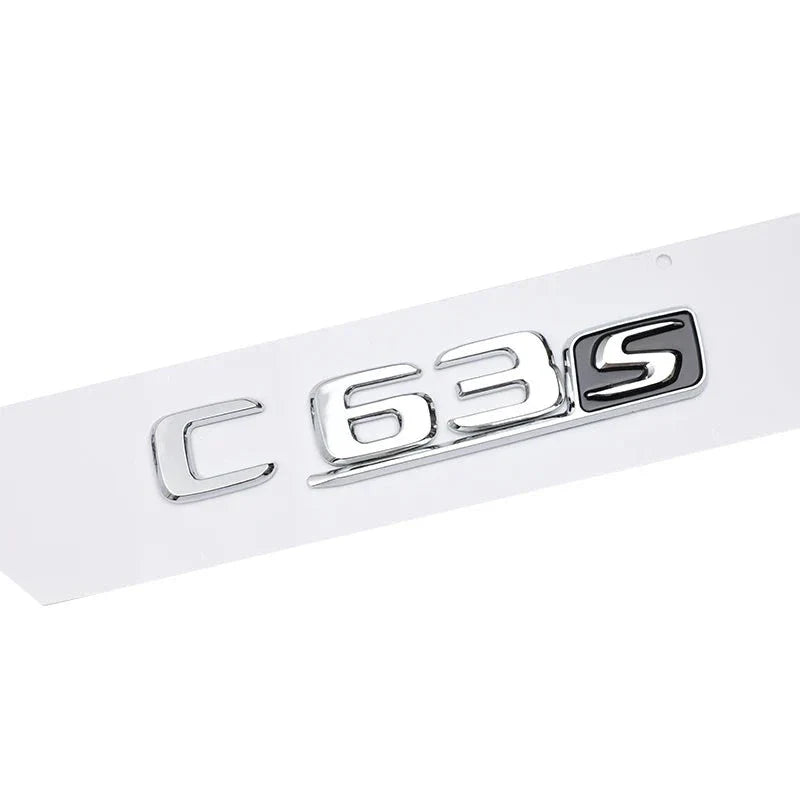 Logo noir Mercedes Classe C W205 C43 C63S AMG