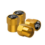 Lot de 4 Bouchons de Valve de Pneu pour Audi RS / S-line