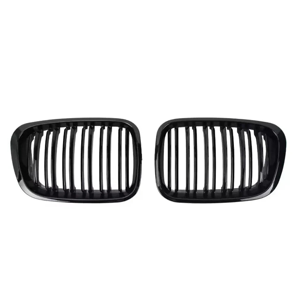 Grilles de Calandre Double Pont Noir pour BMW Série 3 E46 (Phase 1 & 2)