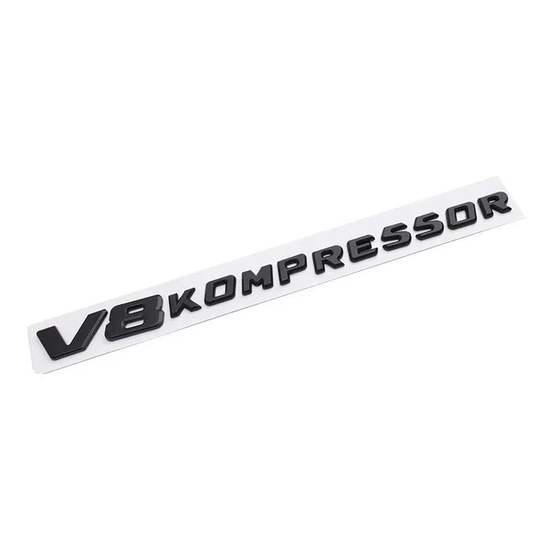 Logo monogramme V6 / V8 Kompressor pour Mercedes-Benz