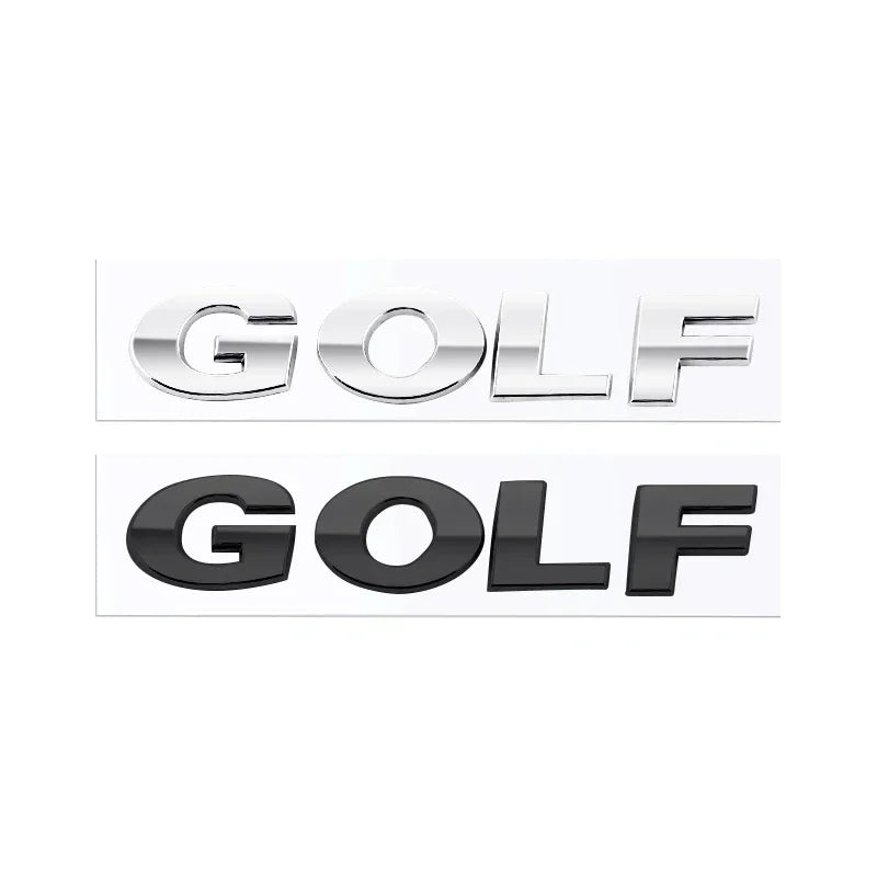 Logo monogramme GOLF pour hayon Volkswagen