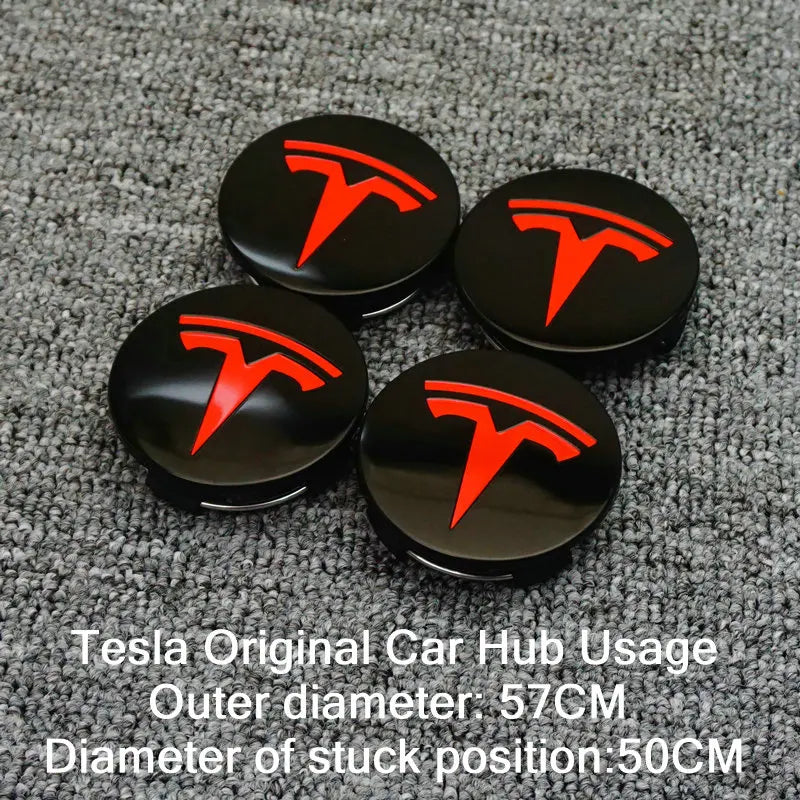 Cache-Moyeux de Jantes Tesla Model 3 / Model Y / Model S / Model X