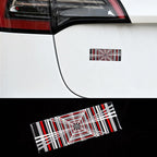 Logo badge Tesla PLAID - Emblème performance pour Model S et X