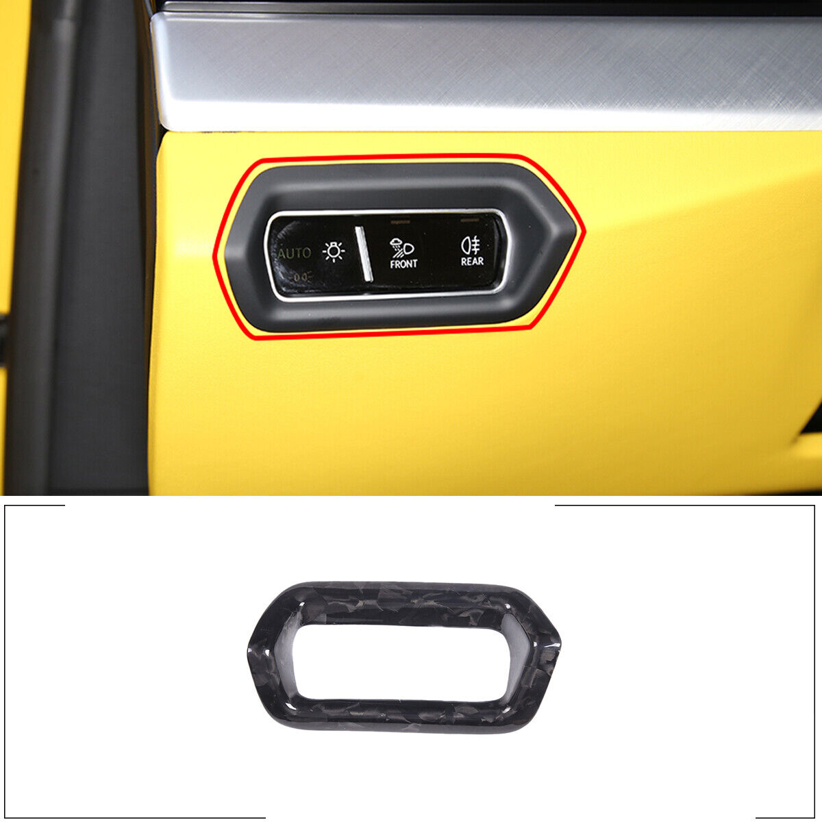 Pack d'Inserts Intérieurs en Carbone Forgé pour Lamborghini Urus