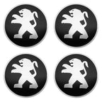 Enjoliveurs de Centre de Roue pour Jantes Peugeot - Logo Lion