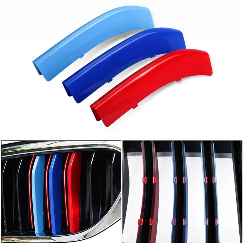 Clips Bandes de Calandre BMW M Performance - 3 Couleurs Sport