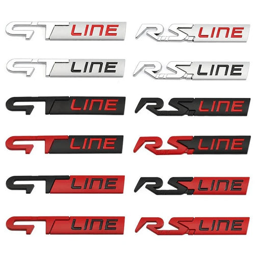 Badge logo Renault GT-Line / RS-Line pour ailes ou coffre