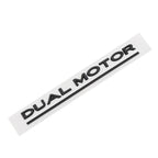 Logo Dual Motor noir mat pour Tesla Model 3 / Y