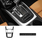Insert de Console Centrale Look Carbone pour Audi A4 A5 Q5 B8