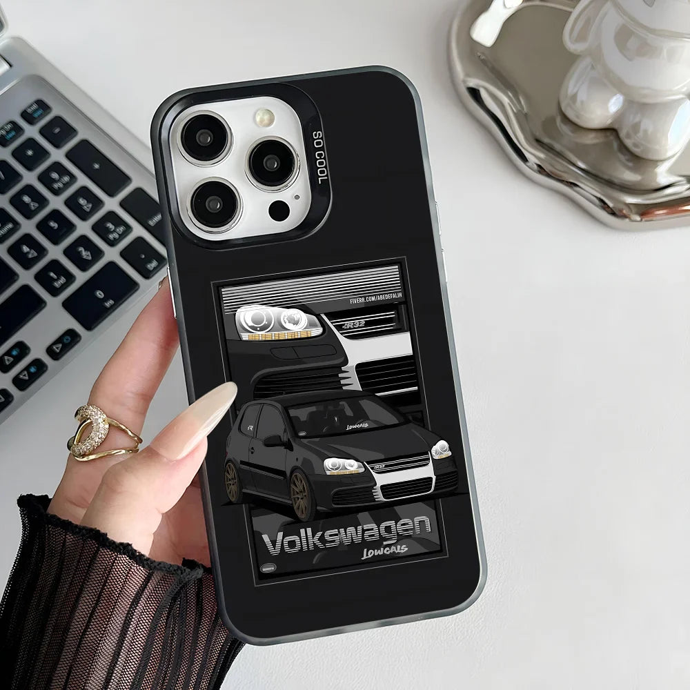 Étui de Protection iPhone Volkswagen Golf GTI Design