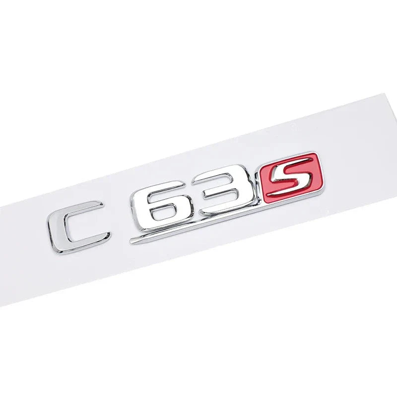 Logo noir Mercedes Classe C W205 C43 C63S AMG