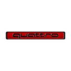 Logo emblème Quattro adhésif pour carrosserie Audi