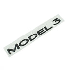 Logo arrière noir mat Tesla Model 3 / Model Y