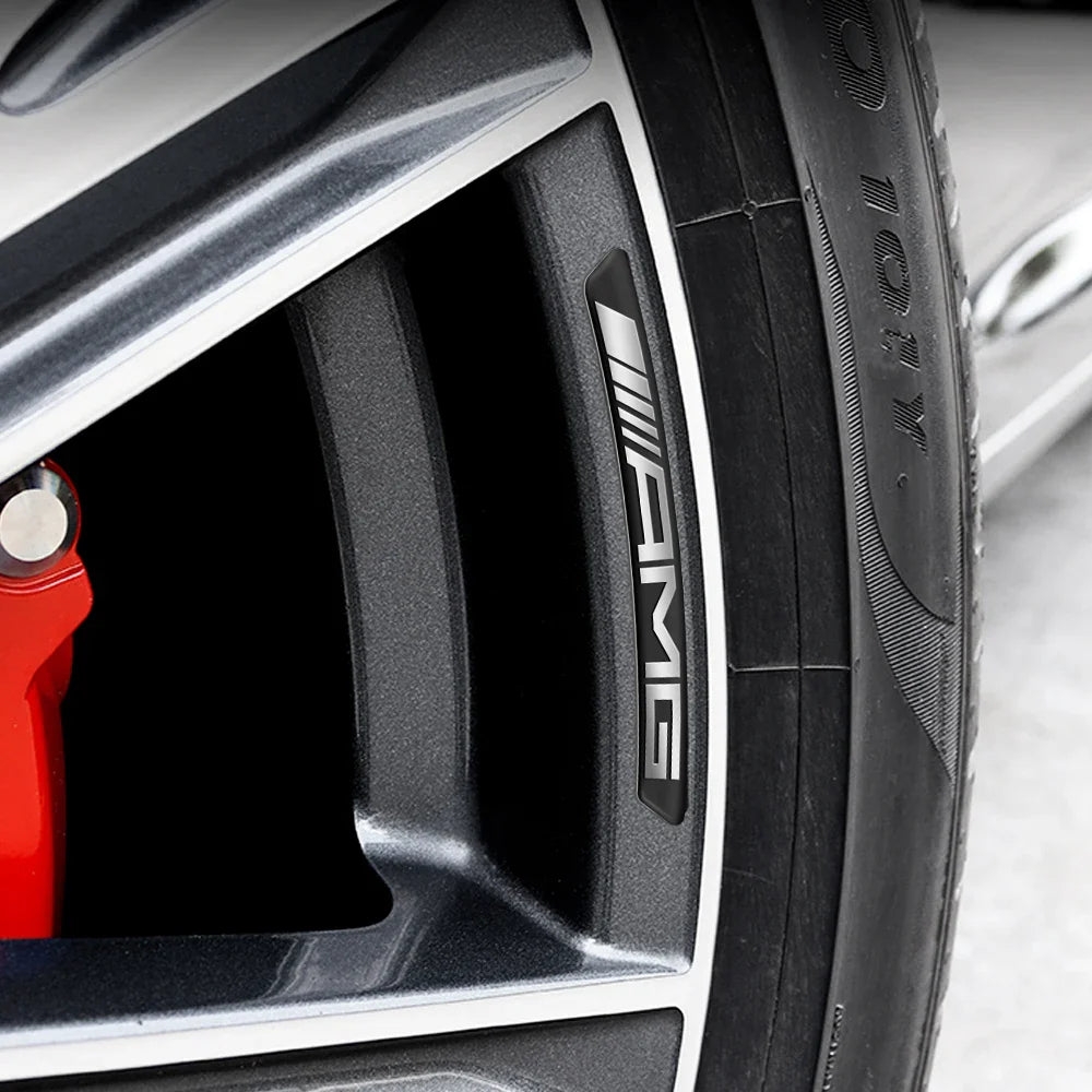 Autocollant logo Mercedes-AMG pour jantes ou carrosserie