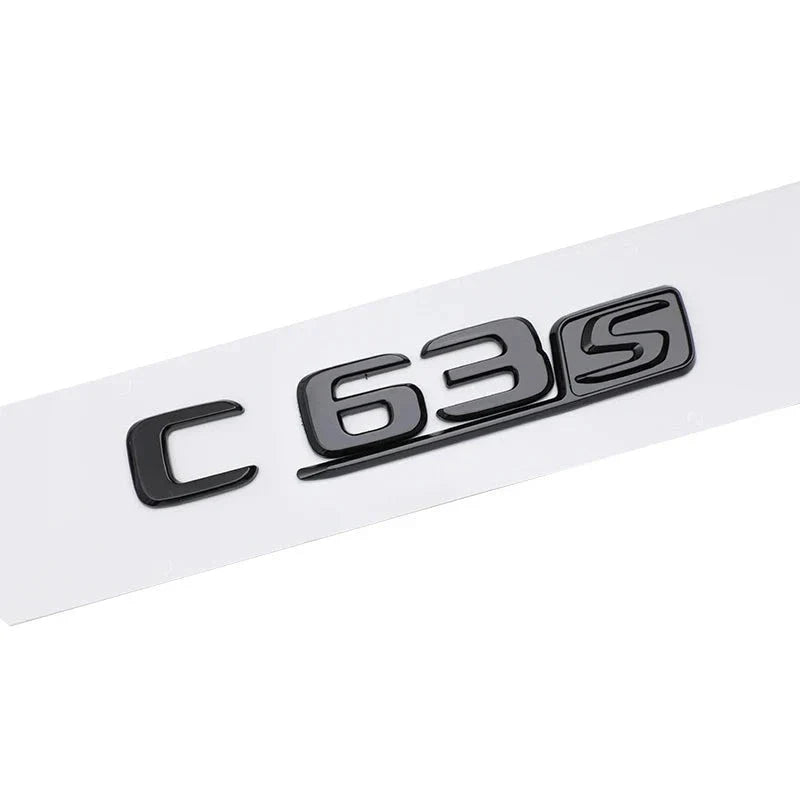 Logo noir Mercedes Classe C W205 C43 C63S AMG