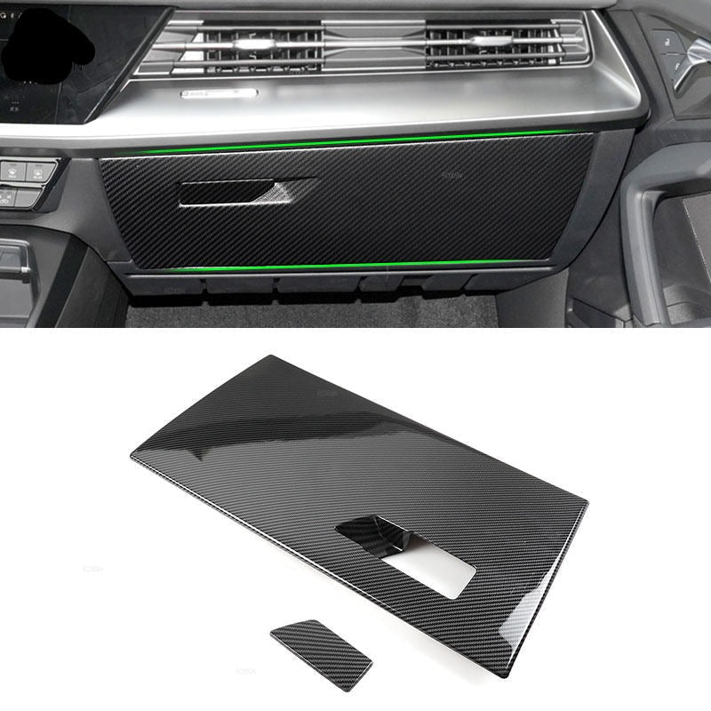 Insert Décoratif Boîte à Gants Look Carbone pour Audi A3 S3 RS3 8Y